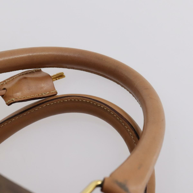 【日本直送】CELINE Macadam帆布波士頓包 PVC皮革棕色 正品 ep11220-7