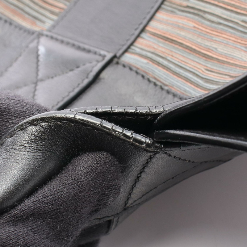 愛馬仕 Fourre-tout PM 托特包 E Evercalf 皮革 Vibrato 黑色 二手 SHW-6