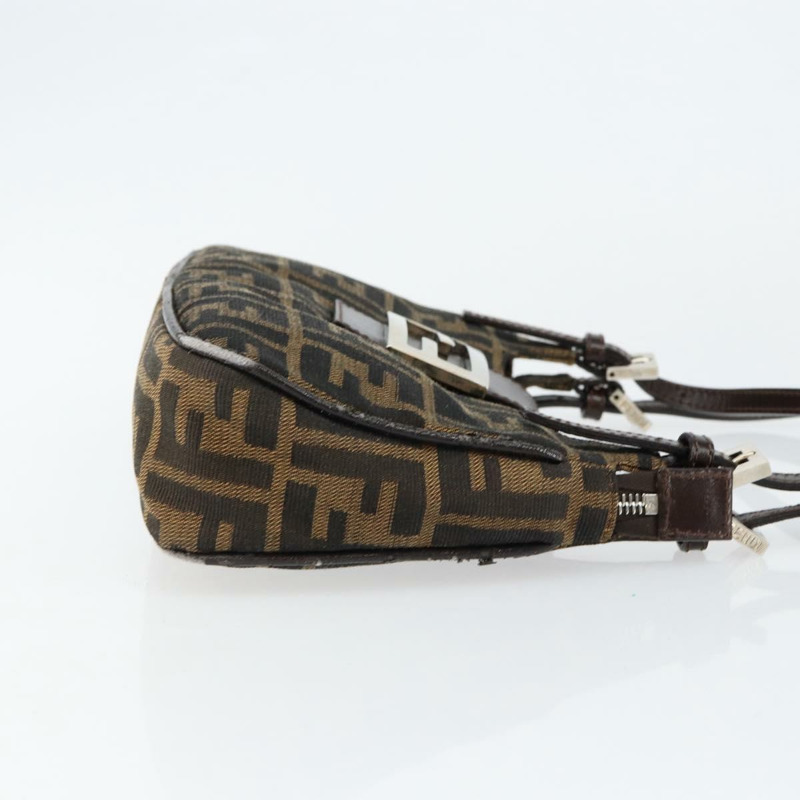 【日本直送】FENDI Zucca帆布單肩包 黑色 棕色 正品 146505-2