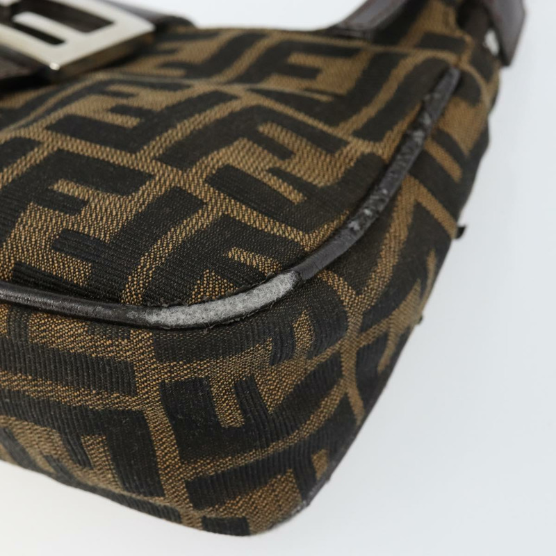 【日本直送】FENDI Zucca帆布單肩包 黑色 棕色 正品 146505-8