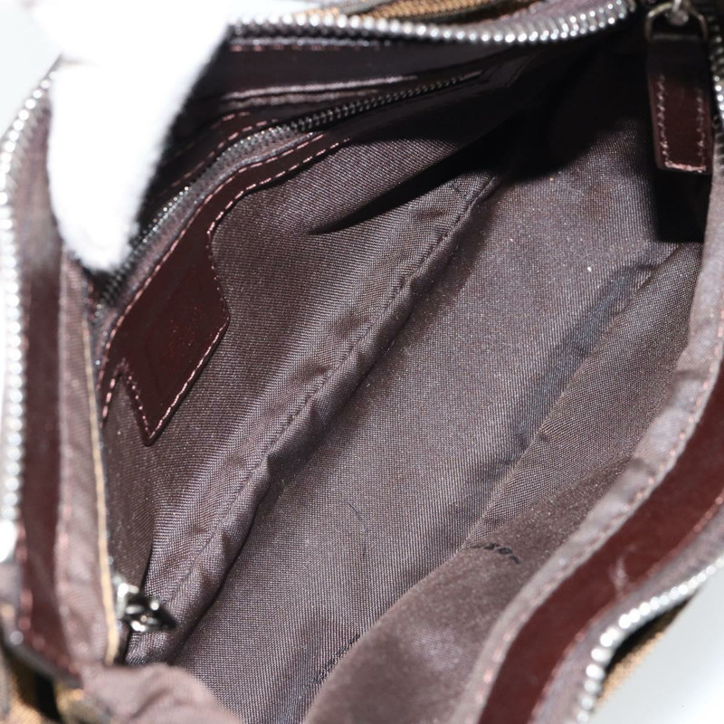 【日本直送】FENDI Zucca帆布單肩包 黑色 棕色 正品 146505-10