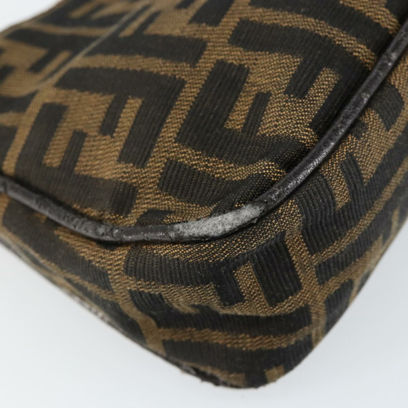 【日本直送】FENDI Zucca帆布單肩包 黑色 棕色 正品 146505-13