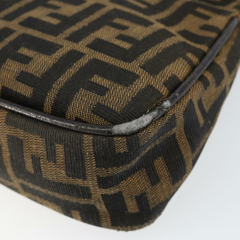 【日本直送】FENDI Zucca帆布單肩包 黑色 棕色 正品 146505-14
