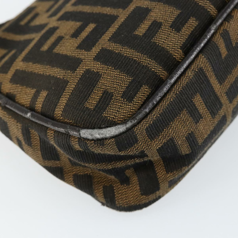 【日本直送】FENDI Zucca帆布單肩包 黑色 棕色 正品 146505-15