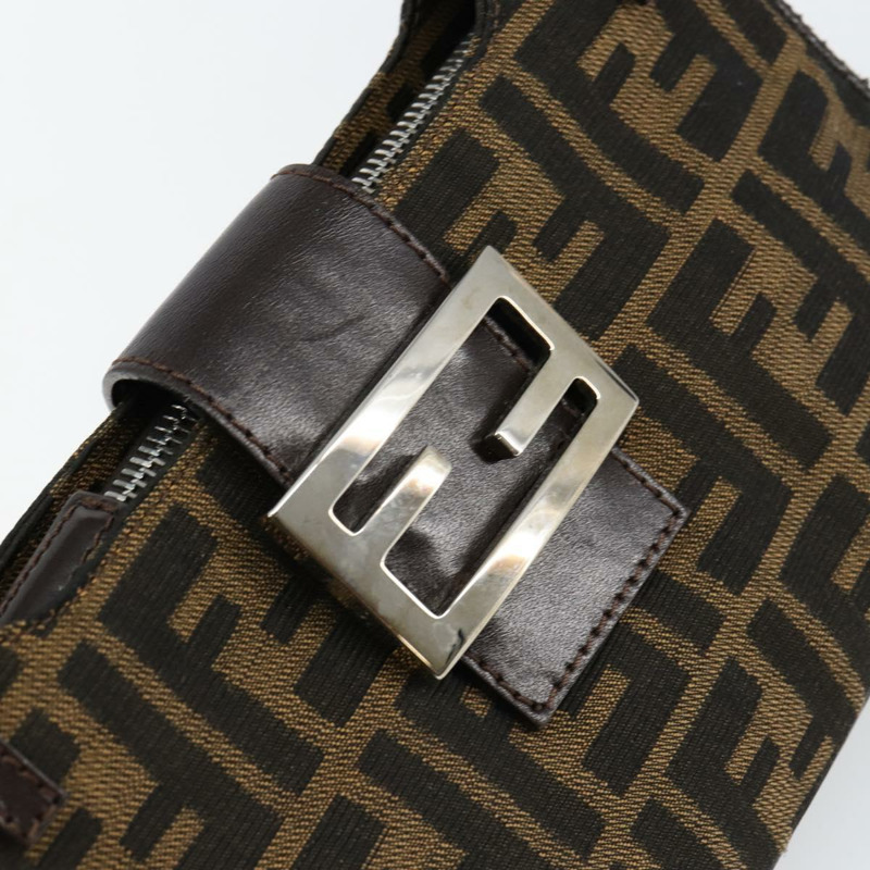 【日本直送】FENDI Zucca帆布單肩包 黑色 棕色 正品 146505-17