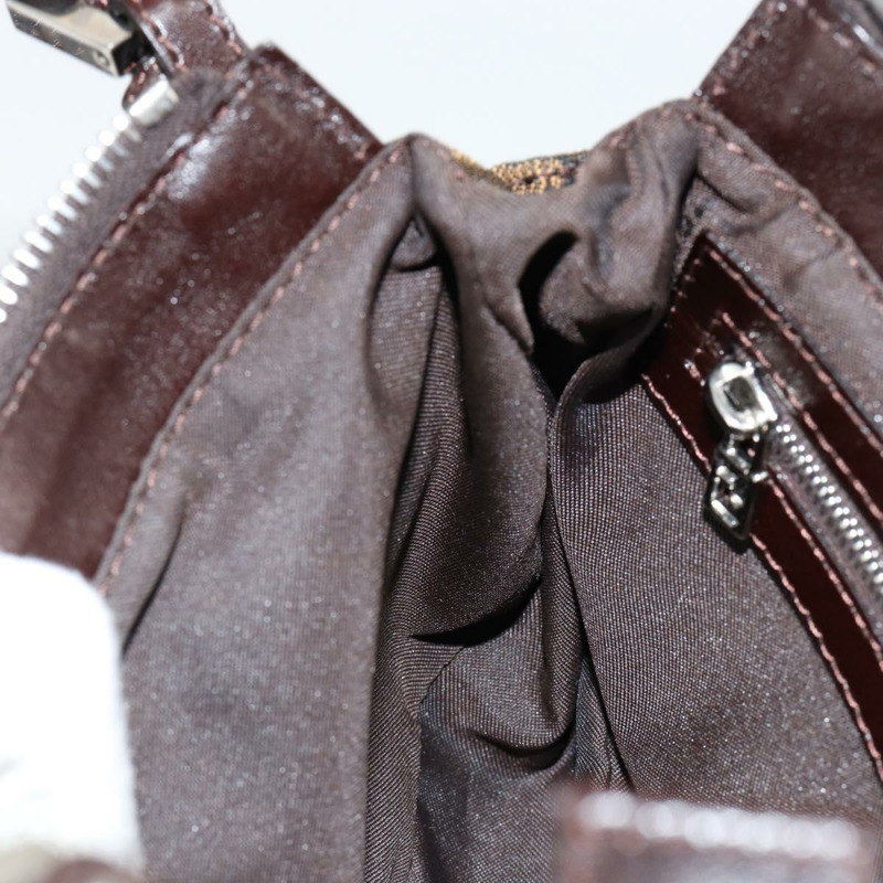 【日本直送】FENDI Zucca帆布單肩包 黑色 棕色 正品 146505-22