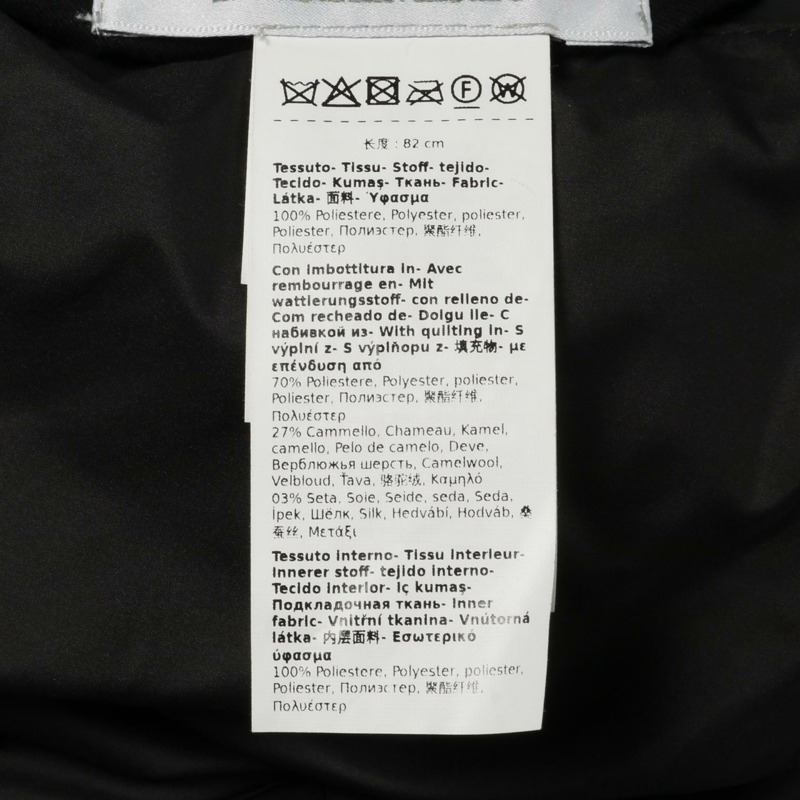 MAX MARA 酪梨綠羽絨披肩外套，聚酯材質，黑色，二手，女款，均碼-5