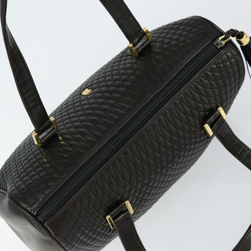 【日本直送】BALLY 手提包 皮革 黑色 金色 正品 BA7020-5