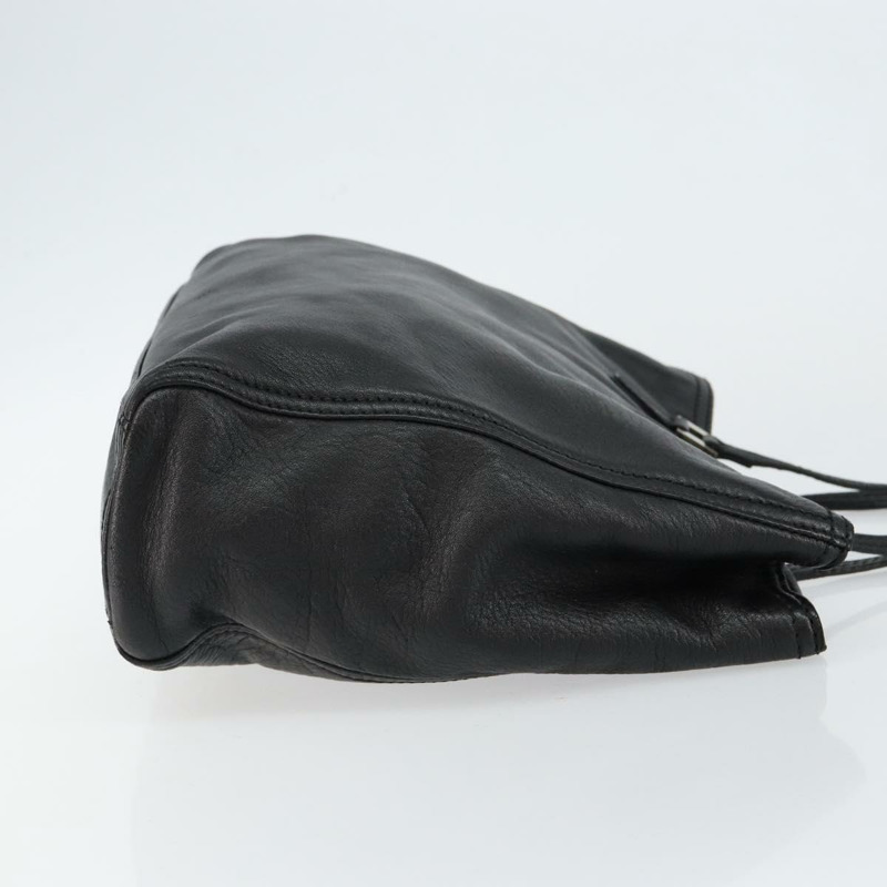 【日本直送】FENDI 手提包 皮革 黑色 銀色 正品 147641-2