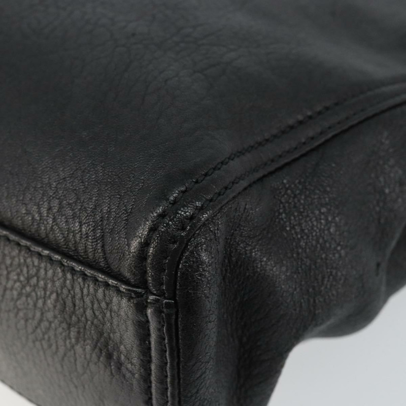 【日本直送】FENDI 手提包 皮革 黑色 銀色 正品 147641-14