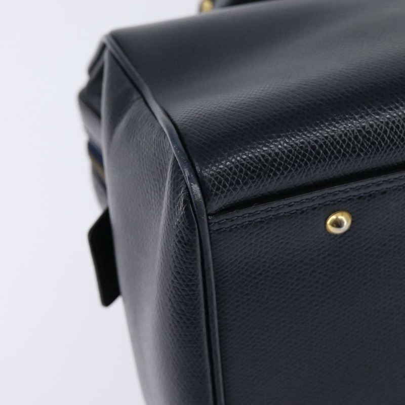 【日本直送】CELINE 手提包 皮革 兩用 海軍藍 金色 正品 148353-8