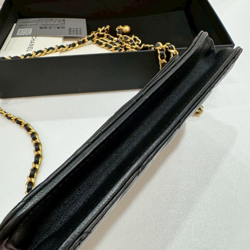 CHANEL 金球 WOC 斜背包/側背包/鍊包 9成新-10