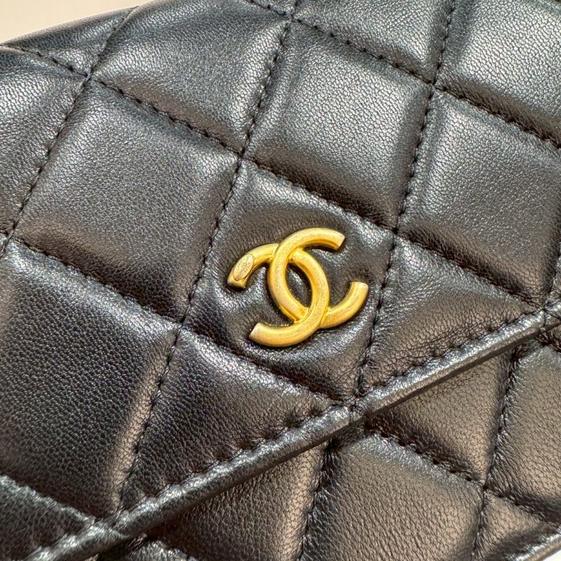 CHANEL 金球 WOC 斜背包/側背包/鍊包 9成新-16