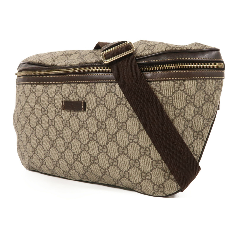 GUCCI 塗層帆布Waist Bag金扣腰包-2