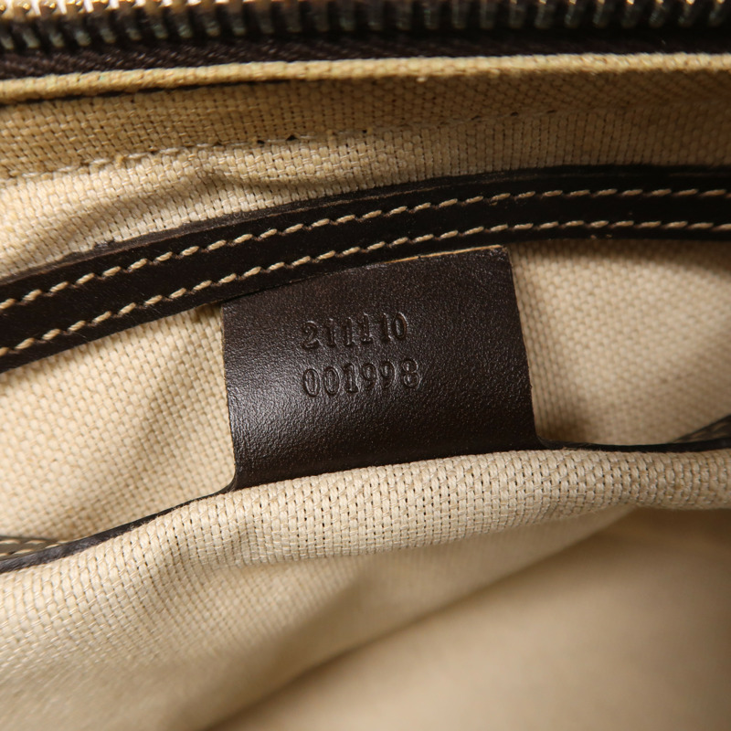 GUCCI 塗層帆布Waist Bag金扣腰包-6