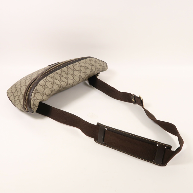GUCCI 塗層帆布Waist Bag金扣腰包-7