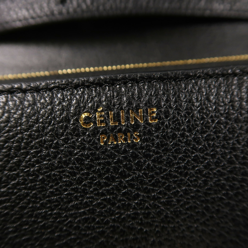 CELINE 牛皮皮革Classic Box金扣肩背袋-5
