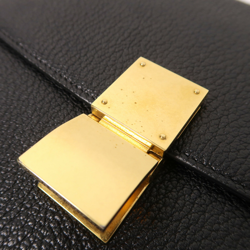 CELINE 牛皮皮革Classic Box金扣肩背袋-9