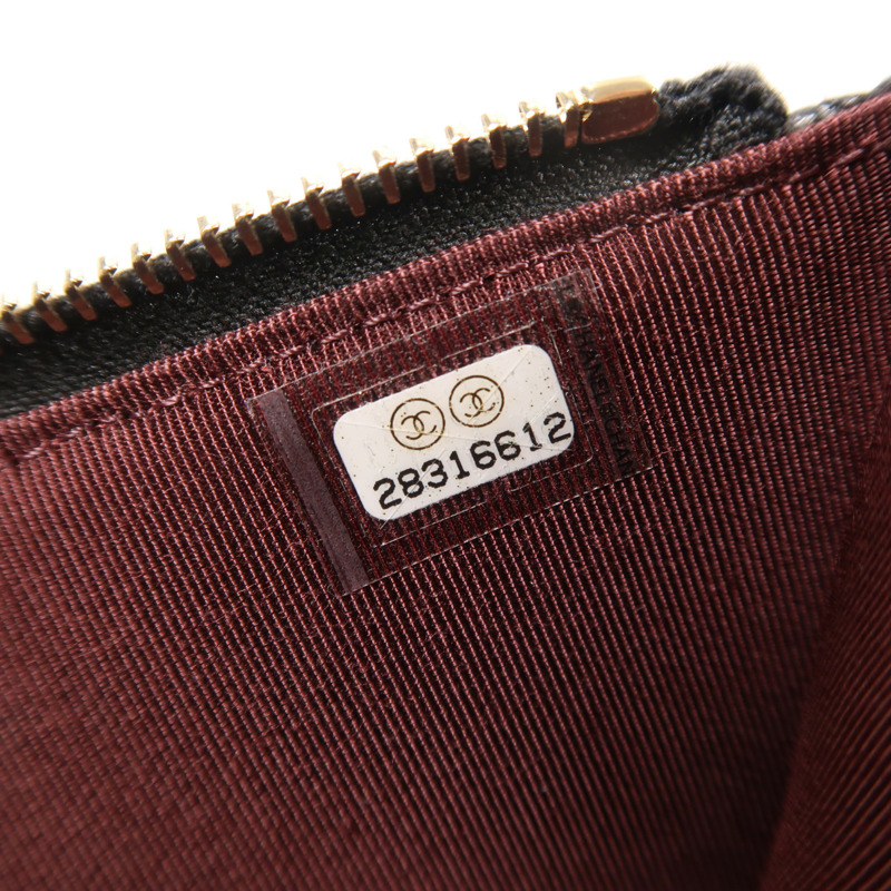 CHANEL 牛皮皮革Card Case金扣卡片套-6