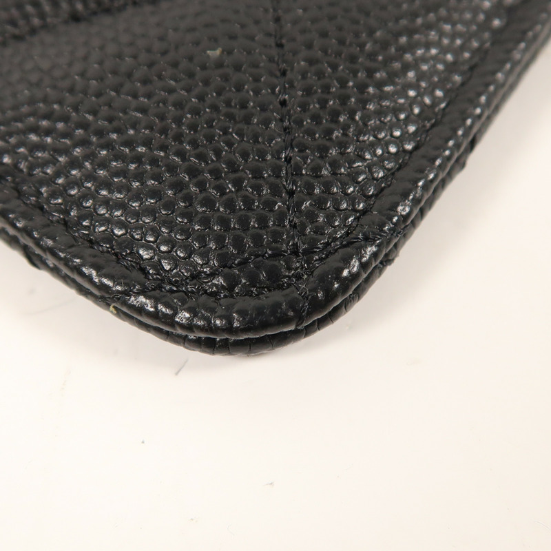 CHANEL 牛皮皮革Card Case金扣卡片套-10