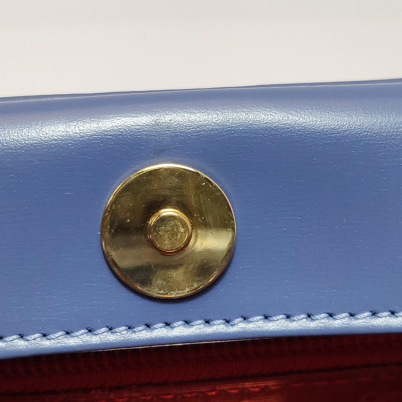 Loewe 牛皮純色logo標誌手提包-11