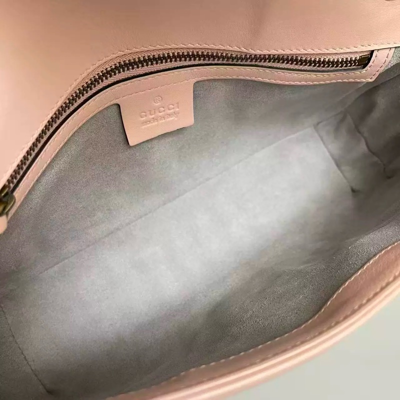 Gucci 古馳 Marmont 單肩包 中號粉色-5