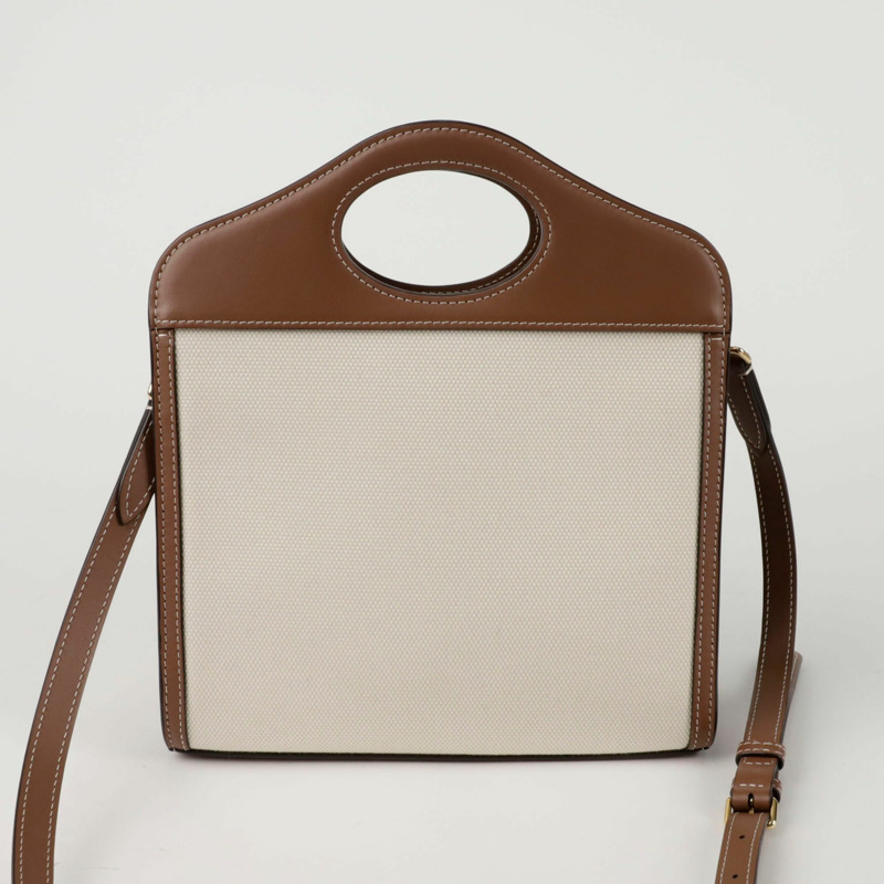 BURBERRY 口袋迷你手提單肩包 8031746-2