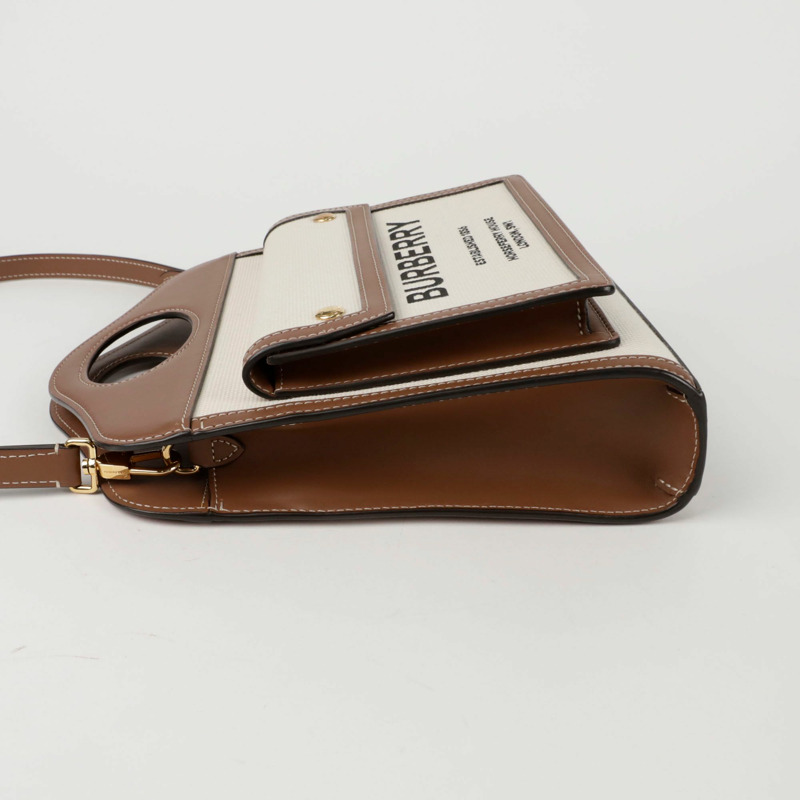 BURBERRY 口袋迷你手提單肩包 8031746-3