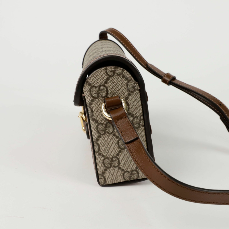 GUCCI Horsebit 1955 迷你肩斜背包 699296-2