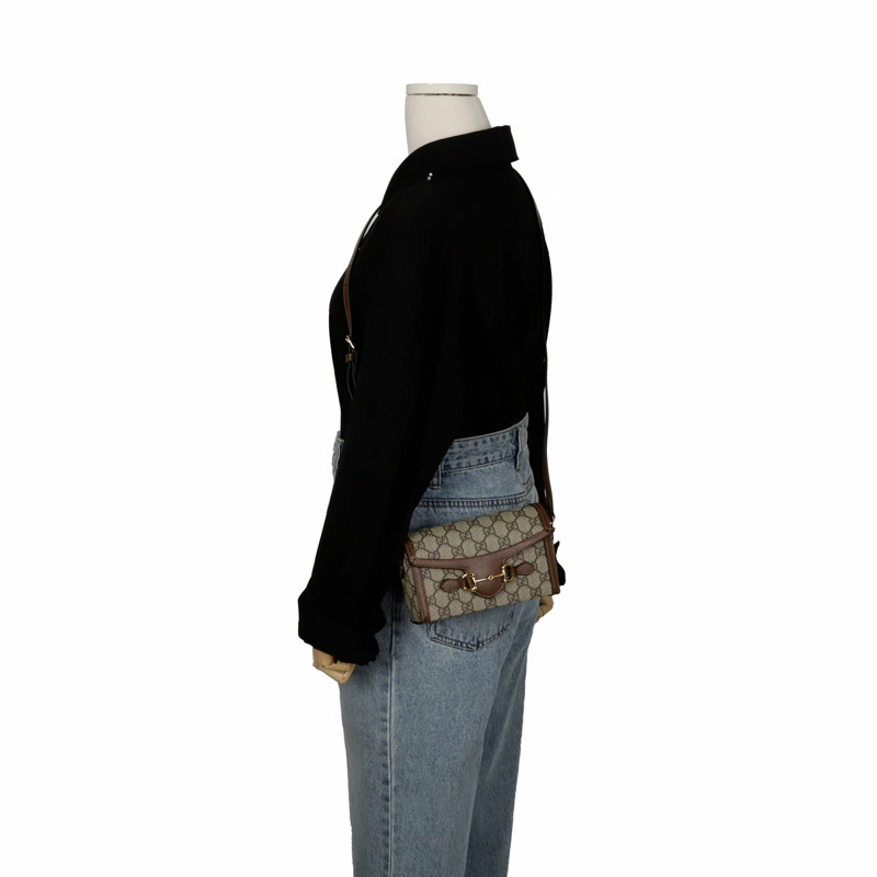 GUCCI Horsebit 1955 迷你肩斜背包 699296-8