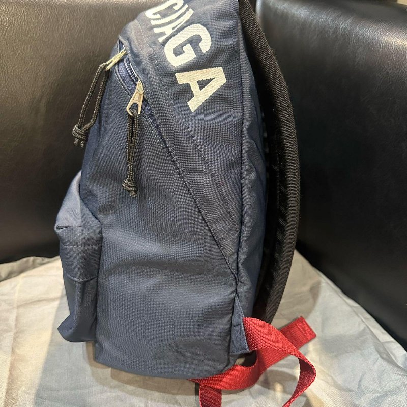 💎Han's house精品服飾💎Balenciaga 巴黎世家 刺繡字 尼龍 防水 後背包-8