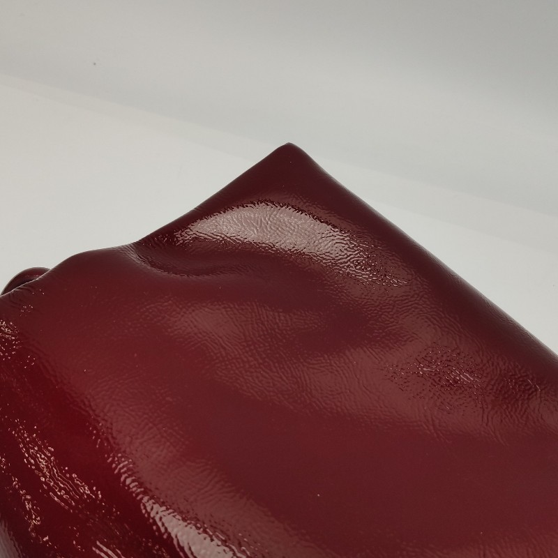 Gucci 漆皮纯色双Glogo标志手提包-13