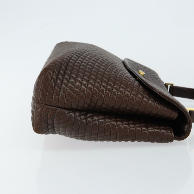 【日本直送】BALLY 手提包 皮革 棕色 金色 正品 BA7019-2