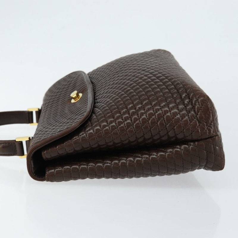 【日本直送】BALLY 手提包 皮革 棕色 金色 正品 BA7019-3