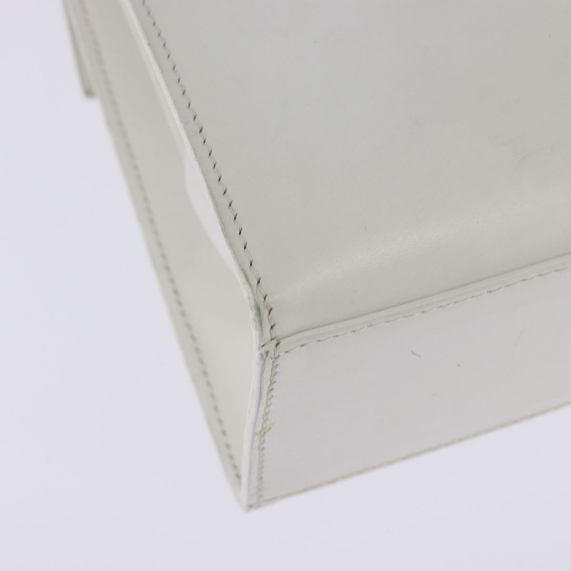 【日本直送】CELINE 手提包 皮革 2way 白色 銀色 Auth yk19665-16