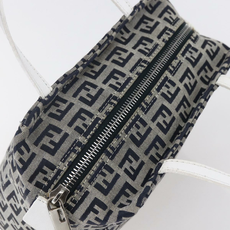【日本直送】FENDI Zucchino帆布手提包 海軍藍 正品 148236-5