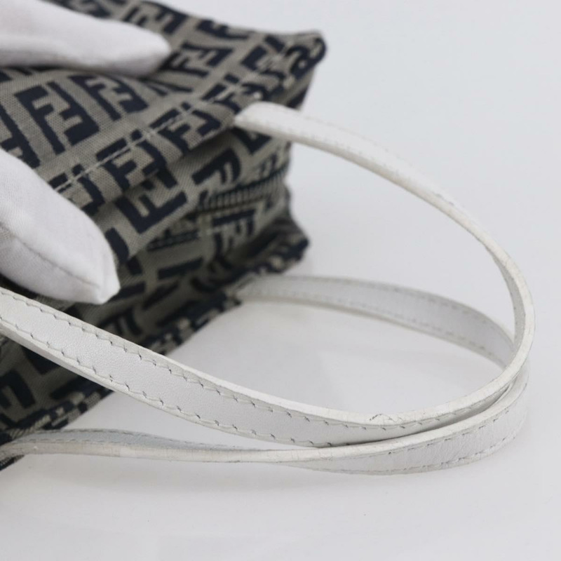 【日本直送】FENDI Zucchino帆布手提包 海軍藍 正品 148236-6