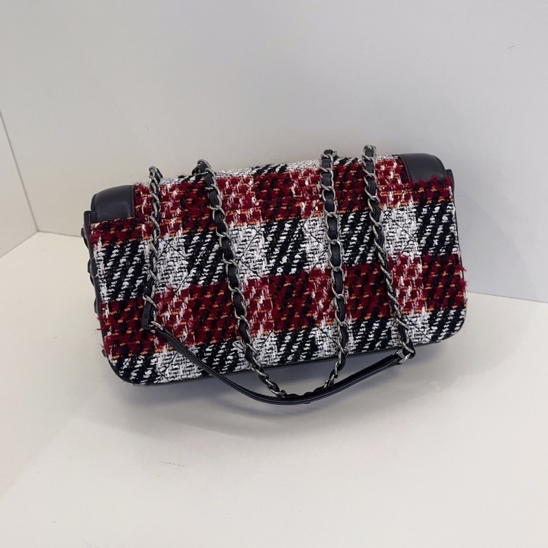 Chanel芭蕾舞綁帶粗花呢CF-1