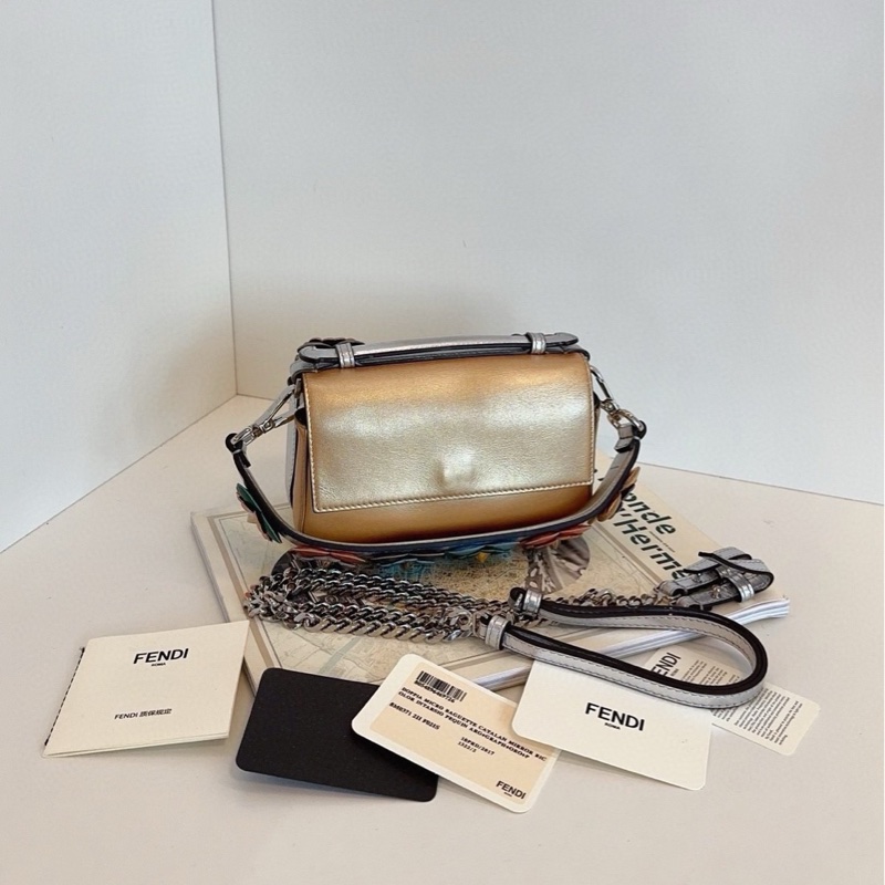 Fendi雙面花卉法棍包-2