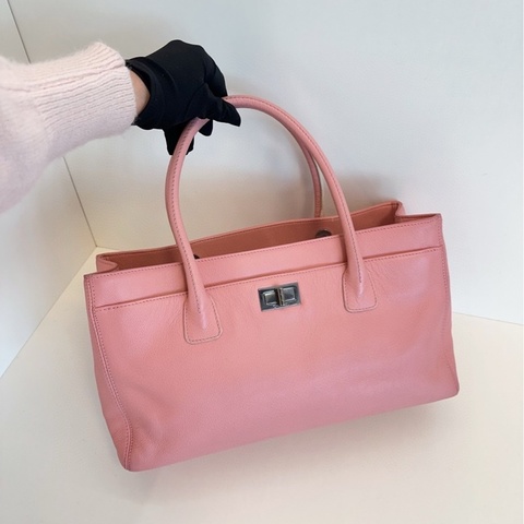 Chanel 2.55 Cerf 櫻花粉托特
