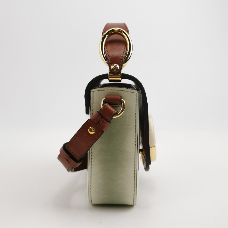 Chloe Chloe C迷你牛皮拼色字母C徽飾斜挎包單肩包-3