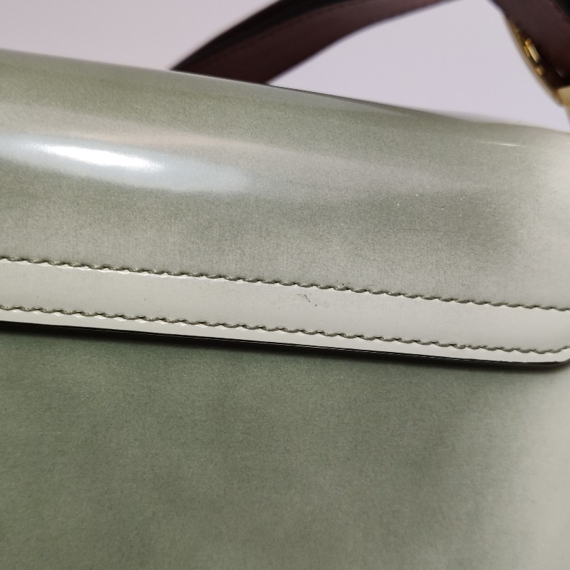 Chloe Chloe C迷你牛皮拼色字母C徽飾斜挎包單肩包-14