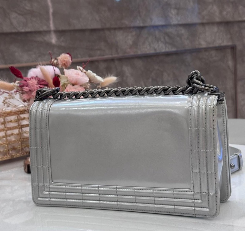 *SHIHNA名牌精品*CHANEL LE BOY BAG 中號 金珠光色-7