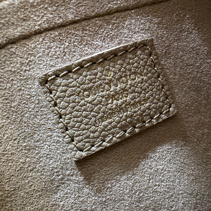 LV 斑鳩灰牛皮金釦Speedy 20手提斜背波士頓包M46575-13