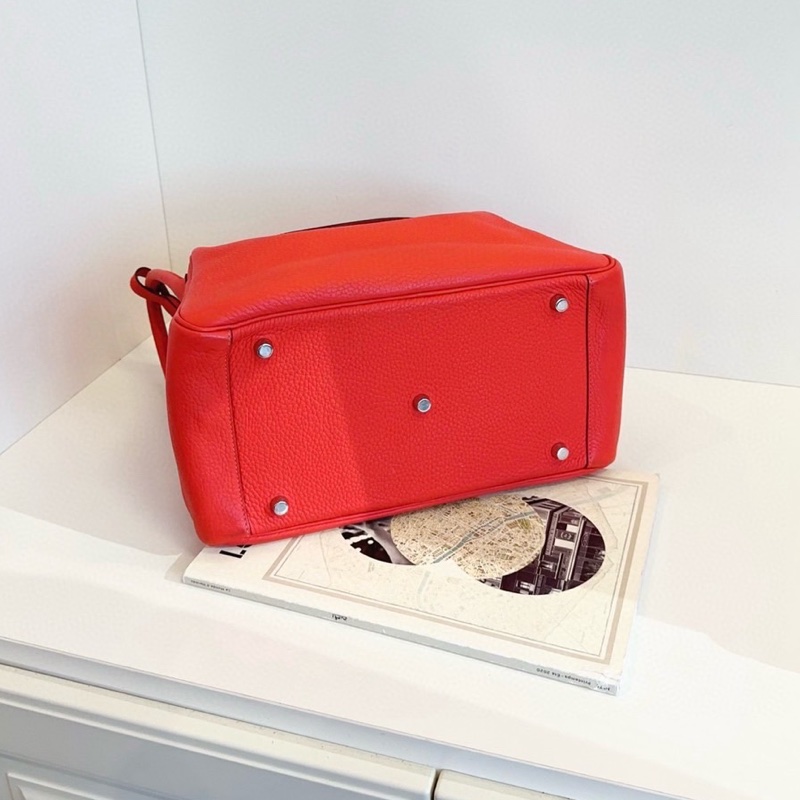 Hermès Lindy 30 朱砂紅銀扣-2