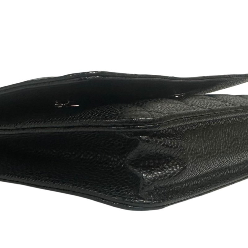 【美收精品】CHANEL黑色荔枝紋牛皮WOC 4-62-6