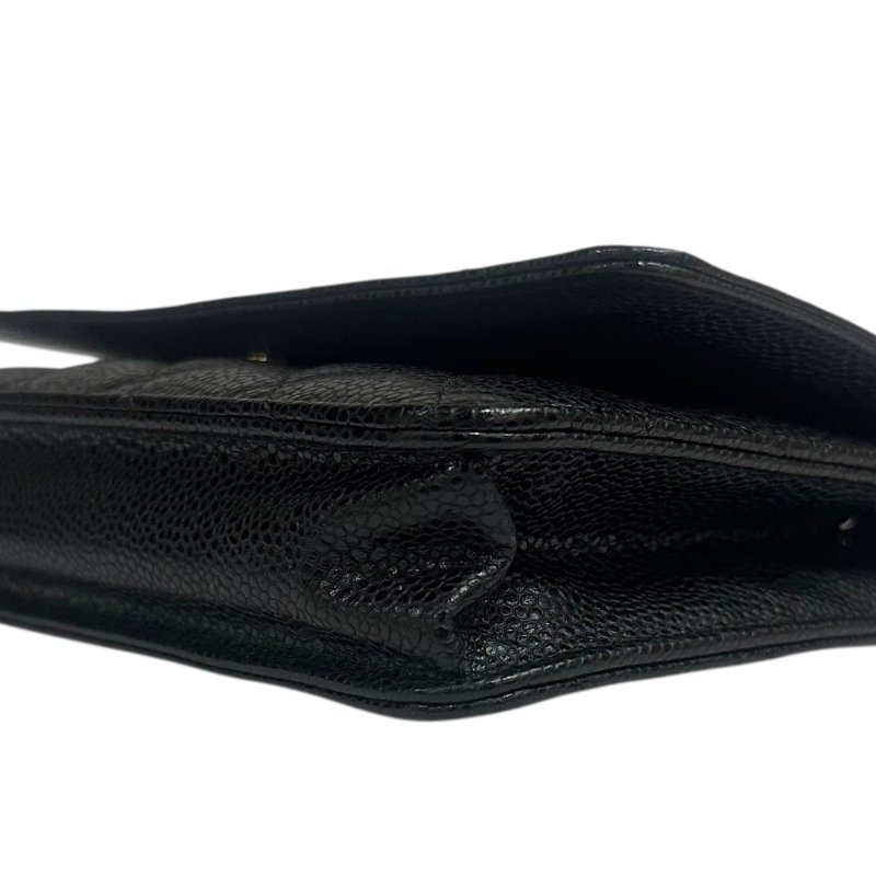 【美收精品】CHANEL黑色荔枝紋牛皮WOC 4-62-7