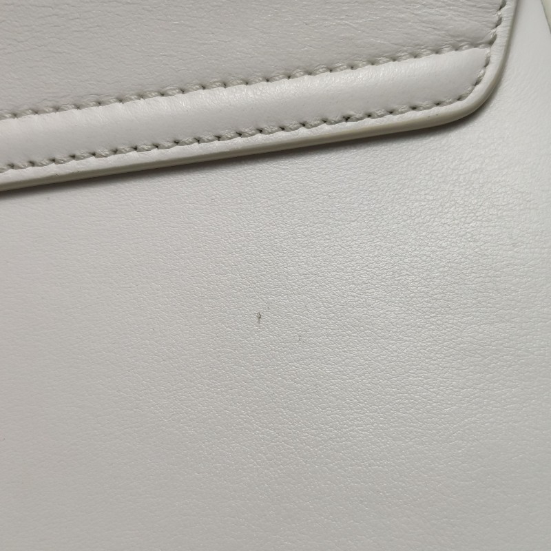 Chloe C迷你牛皮翻毛皮拼皮字母C徽飾斜挎包單肩包-14