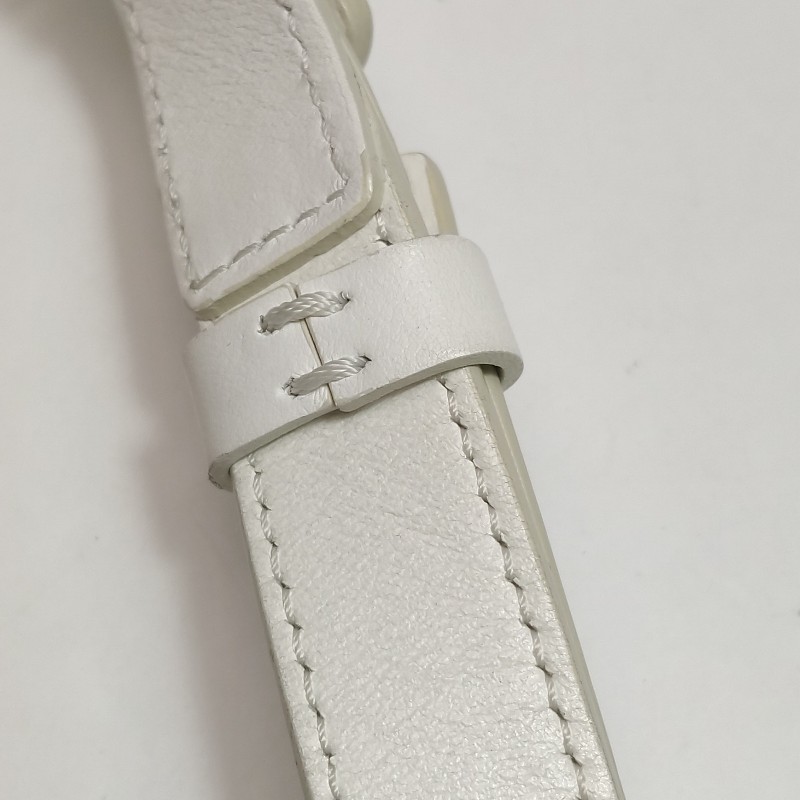 Chloe C迷你牛皮翻毛皮拼皮字母C徽飾斜挎包單肩包-19