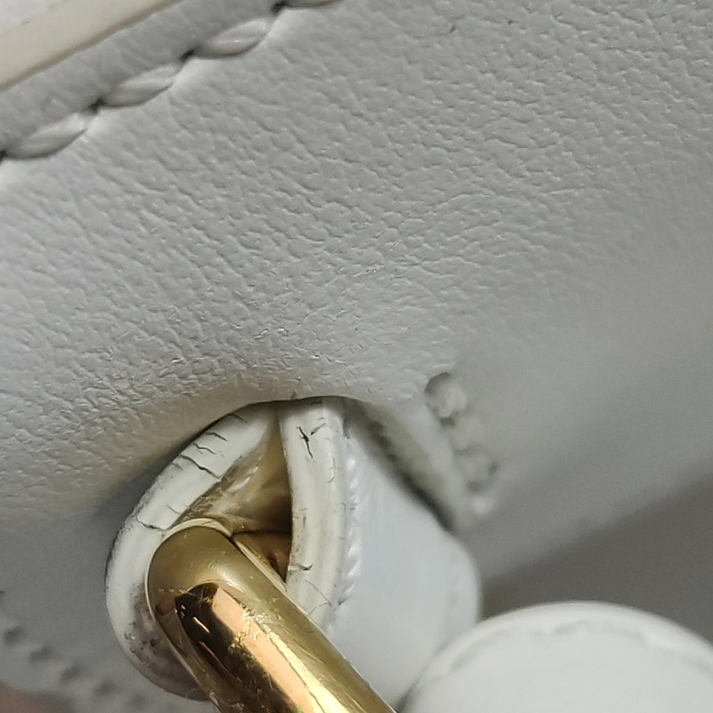 Chloe C迷你牛皮翻毛皮拼皮字母C徽飾斜挎包單肩包-21